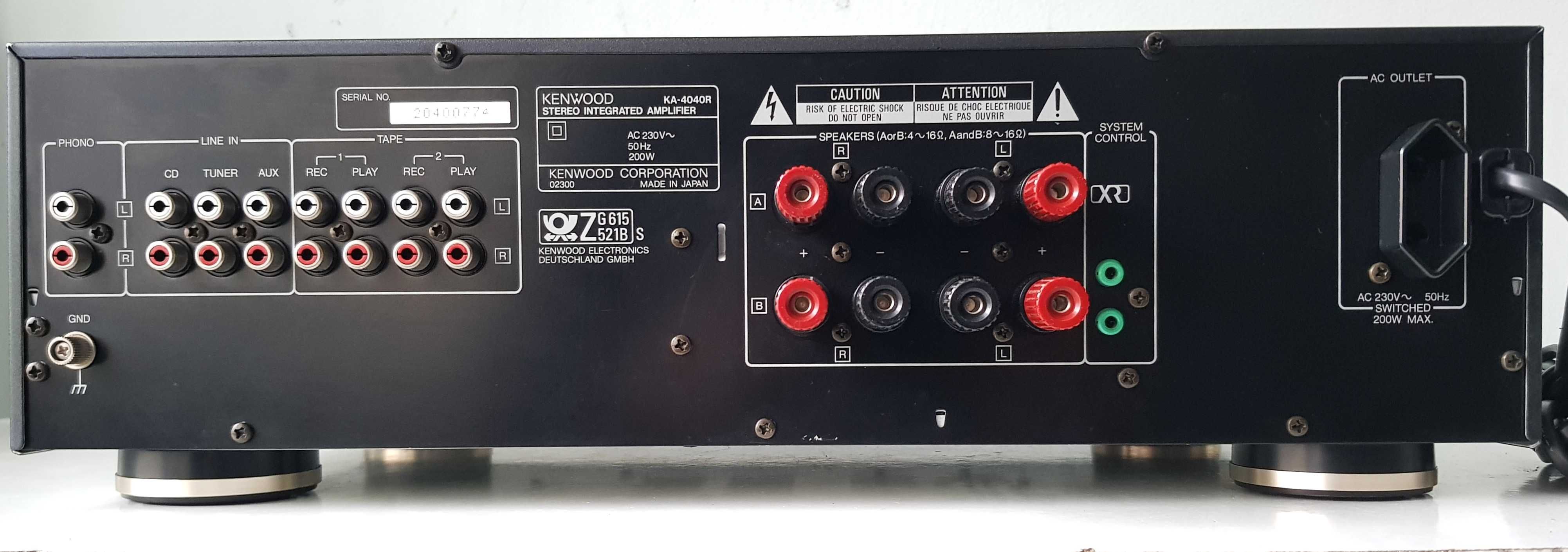 Kenwood KA 4040 R amplificator muzica stereo filme arta