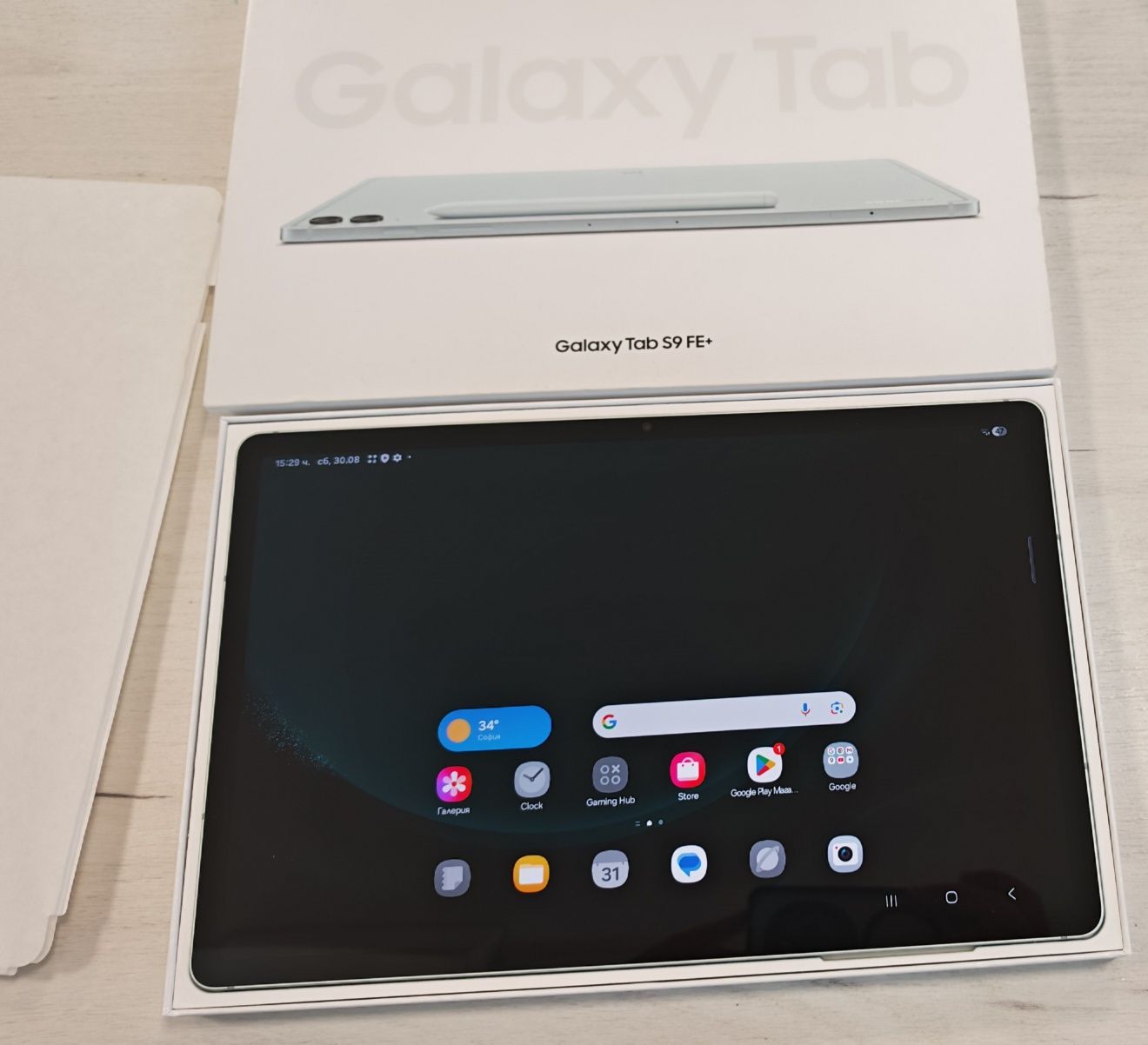 Като нов Samsung Galaxy Tab S9 FE+ WiFi 256 GB