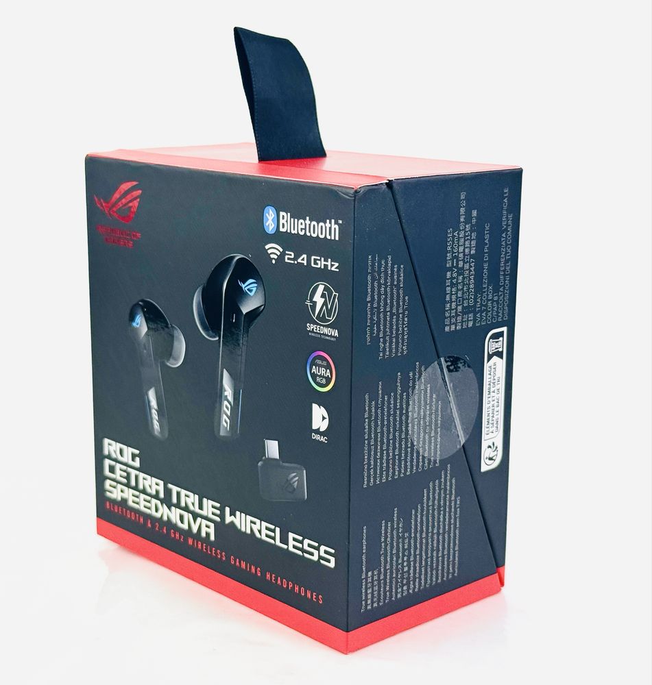 НОВИ! Гейминг слушалки Asus ROG Cetra True Wireless SpeedNova Гаранция