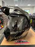 Отваряема ендуро Мото каска HJC C80  Black Fluo S 55-56см, очила
