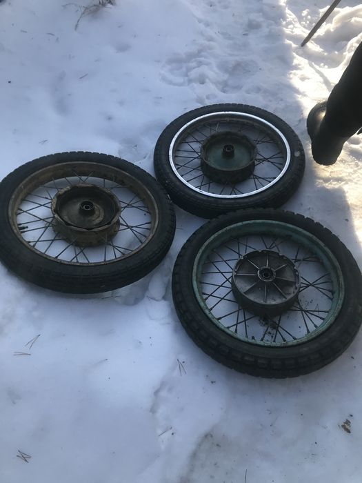 Продам колёса от мотоцикла для тележки