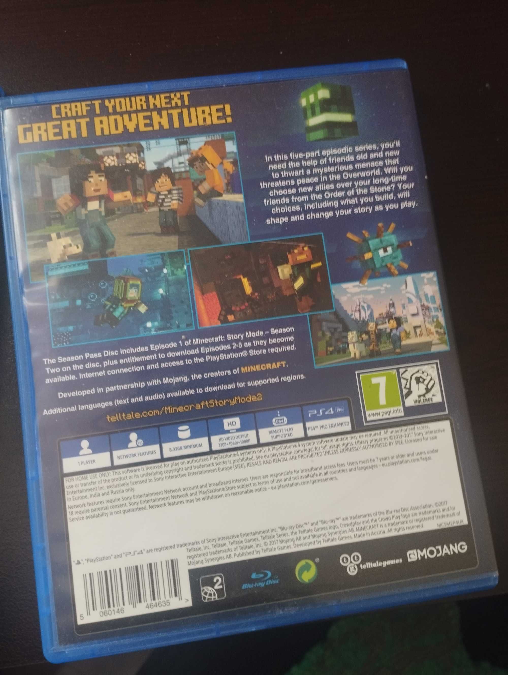 Minecraft Story mode (ps4)