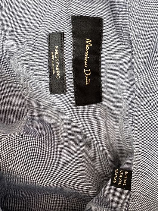 Camasa MASSIMO DUTTI Maneca Lunga Gri Barbati | Marime XXL