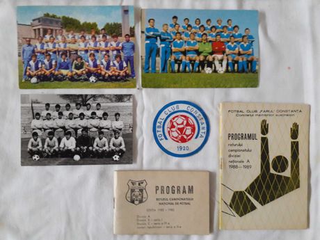 Poze cu echipa ,program si emblema echipei de fotbal FC Constanta