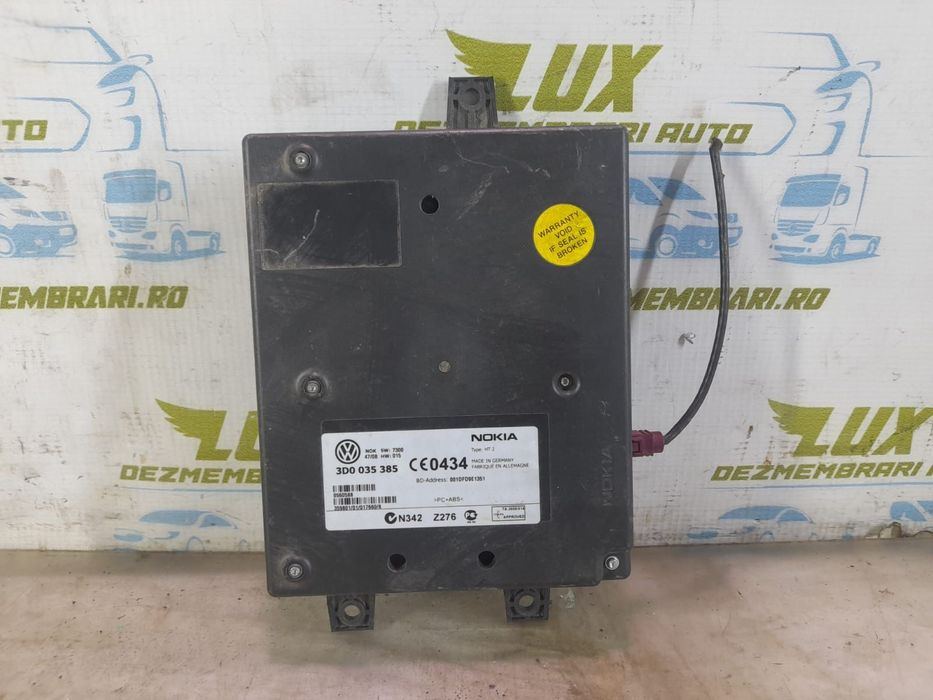 Modul bluetooth 3D0035385 Volkswagen VW Phaeton 1 [2002 - 2008]
