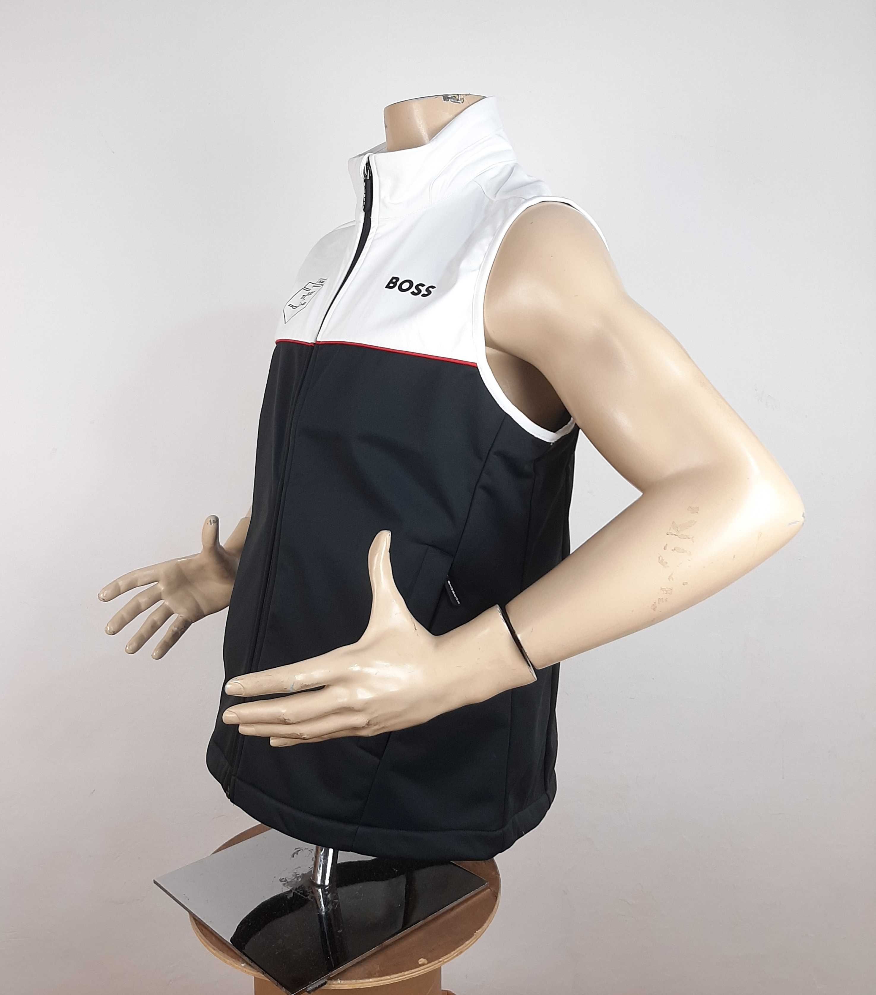 Porsche Motorsport x Boss Softshell Vest - Оригинален мъжки елек L
