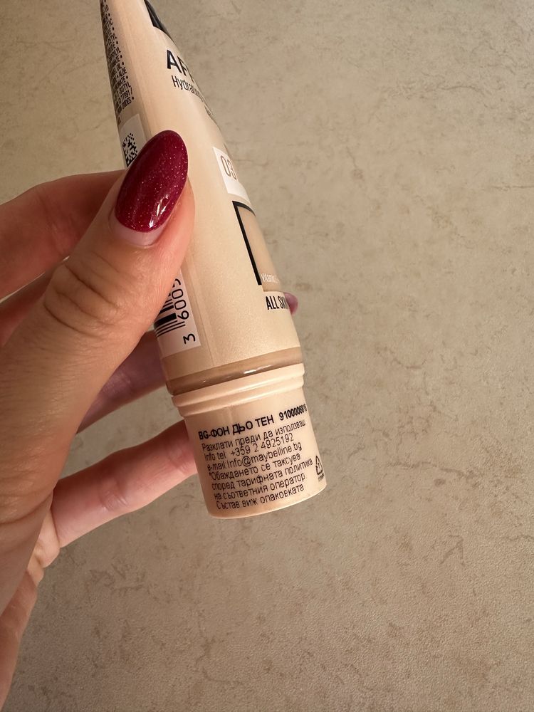 Фон дьо тен Maybelline