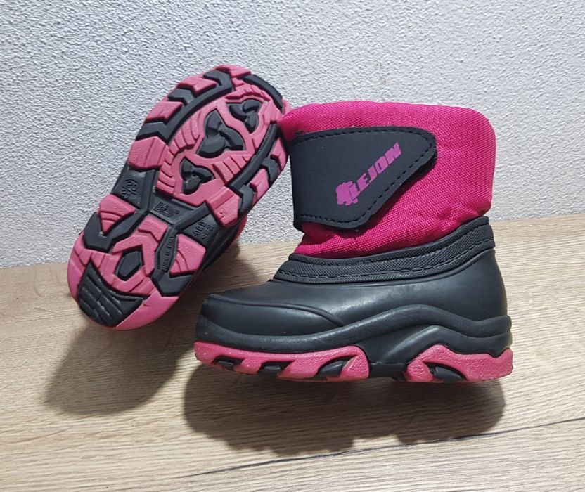 Cizme zăpadă, ghete iarnă, apreschiuri LEJON, nr 20 - 21 fete