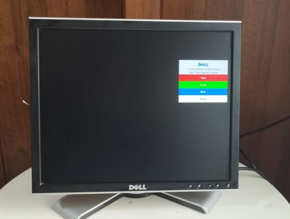 Monitor Dell cu test color activ, conectivitate variată