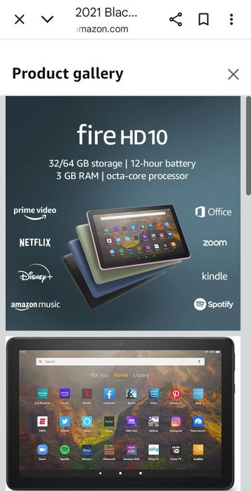 НОВ! Таблет Amazon Fire 10Hd