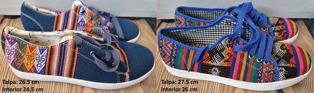 Tenisi casual 2025 cu tesatura homemade. Model unisex, Size 41-42