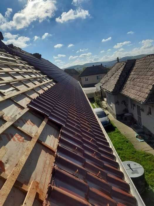 Montaj tigla metalica, montaj tigla ceramica, dulgherie