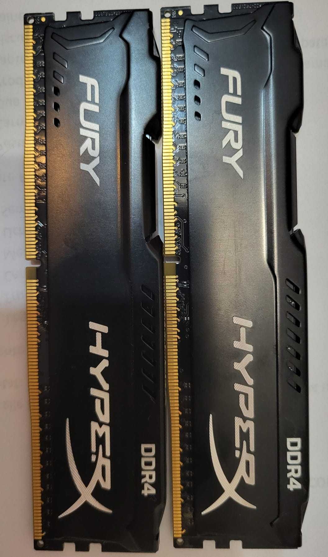 Memorie HyperX Fury Black 8GB DDR4 2666MHz CL15 Kit of Two