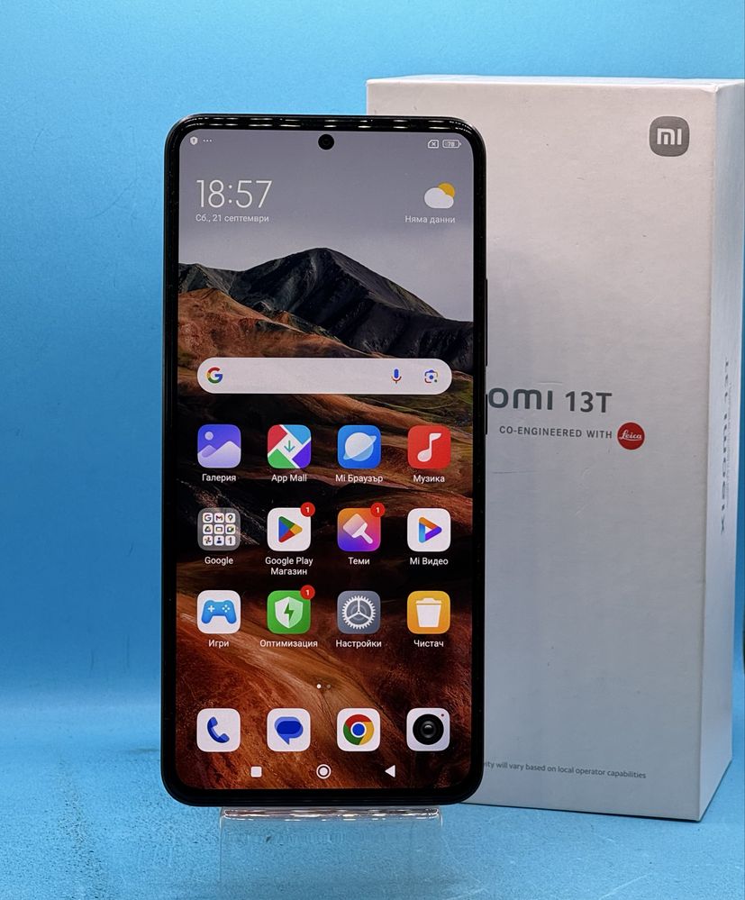 ГАРАНЦИОНЕН!!! Xiaomi 13T, Dual SIM, 256GB, 12GB RAM, 5G, Черен