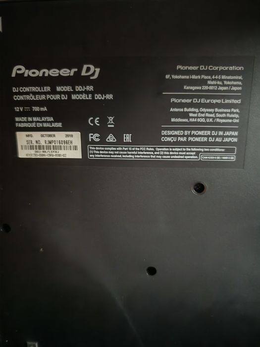 Consola Pioneer DJ (DDJ-RR)