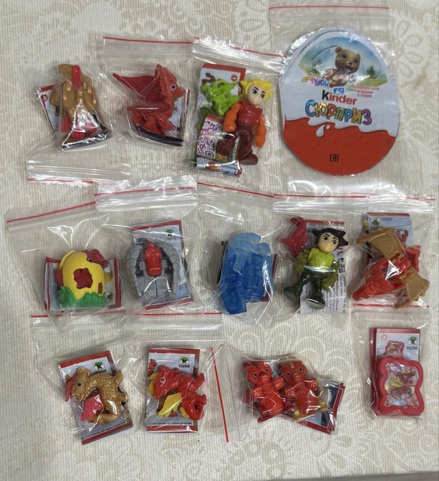 Киндер игрушки на обмен и продажу