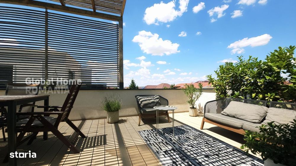 Penthouse Panoramic  155 MP | Bloc Boutique Rond OMW Pipera | Loc Parc