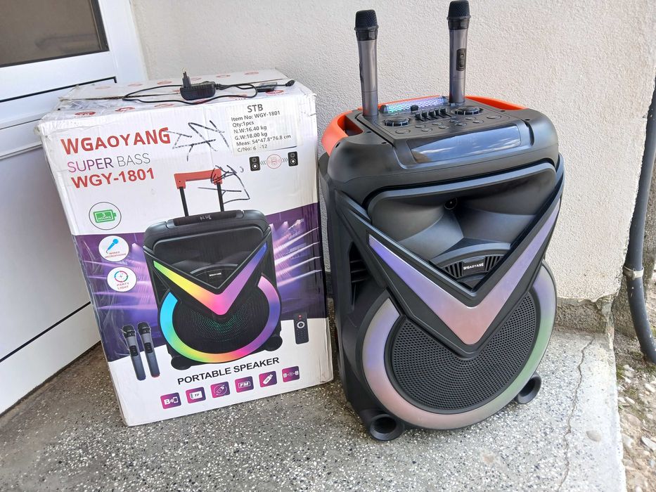 Караоке , колона , музика , микрофон , usb , bluetooth