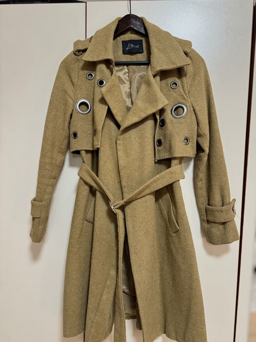 Палто цвят камел XS/S