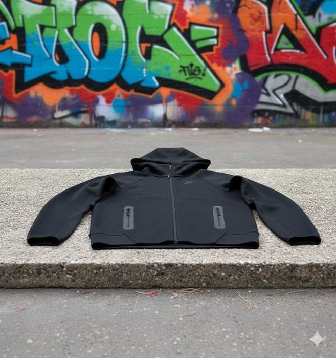 Trening Nike TECH Fleece Negru 2024 - Bumbac 100% Set Complet