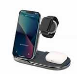 Suport Incarcator Birou Wireless Telefon Iphone Casti Ceas Apple Watch