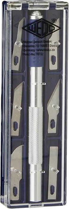 Хоби комплект -скалпел с шест различни остриета Wedo