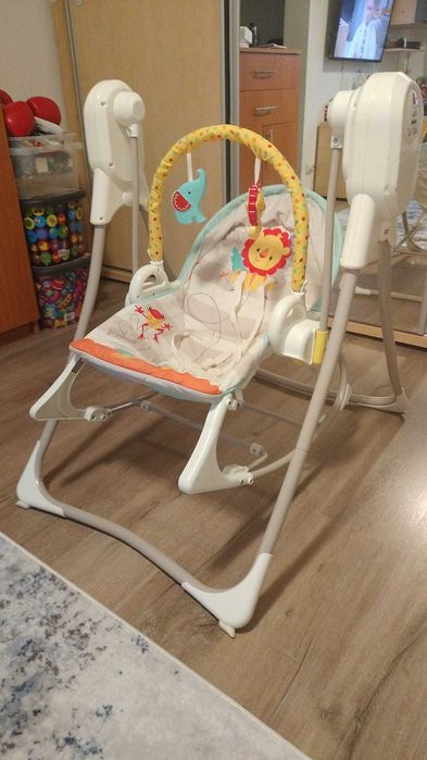 Leagan copii 3 in 1 Fisher Price + CADOU Paturica de joaca bebe