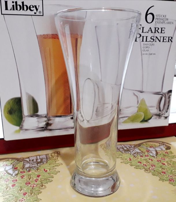 Pahare de bere, noi, set de 6 pahare