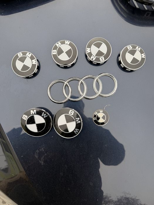 Sigla BMW/Audi culoare neagra