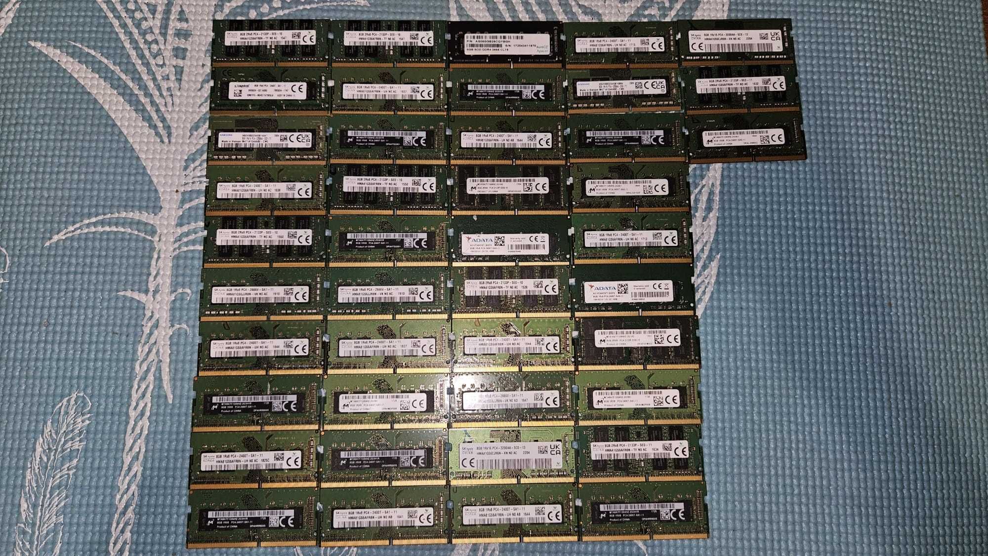 Memorii DDR3 si DDR4 laptop + SSD-uri