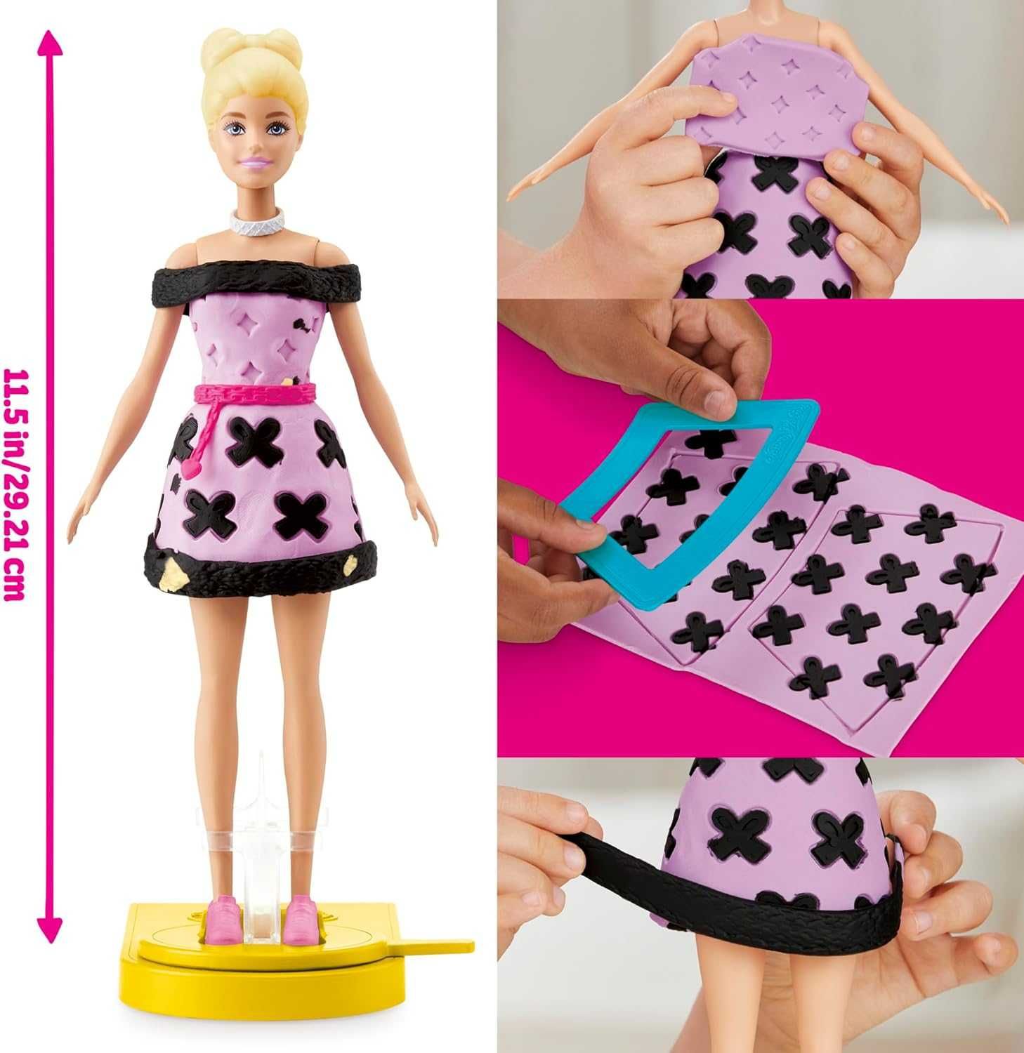 Комплект за игра Play-Doh Barbie с дизайнерско модно ревю