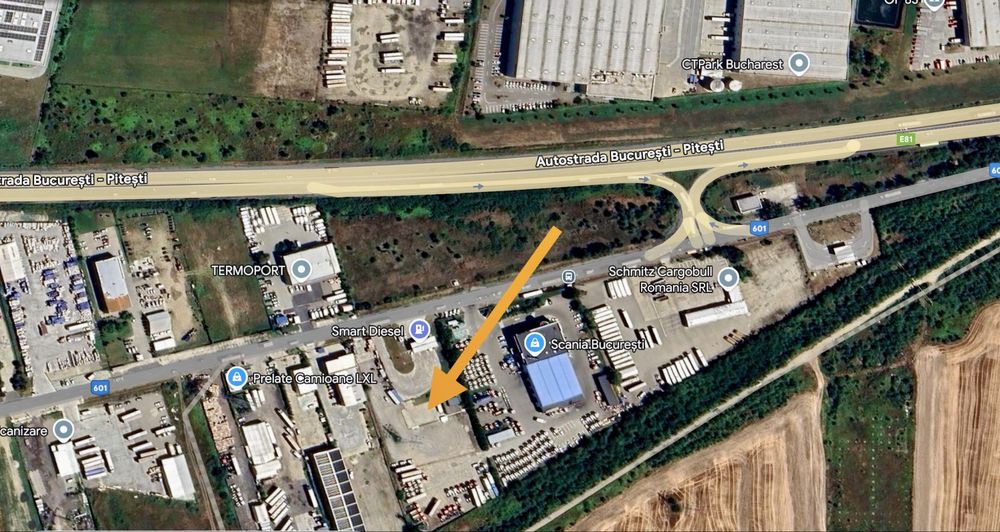 3000 mp pentru parcare TIR / depozitare – Ciorogârla – A1 la 200 m