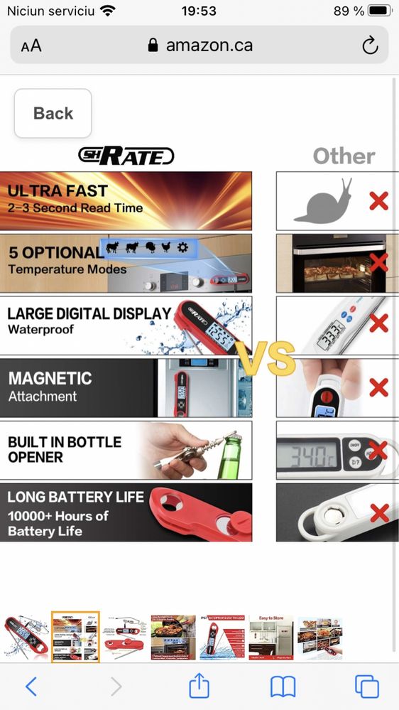 Termometru digital pt Bucătărie