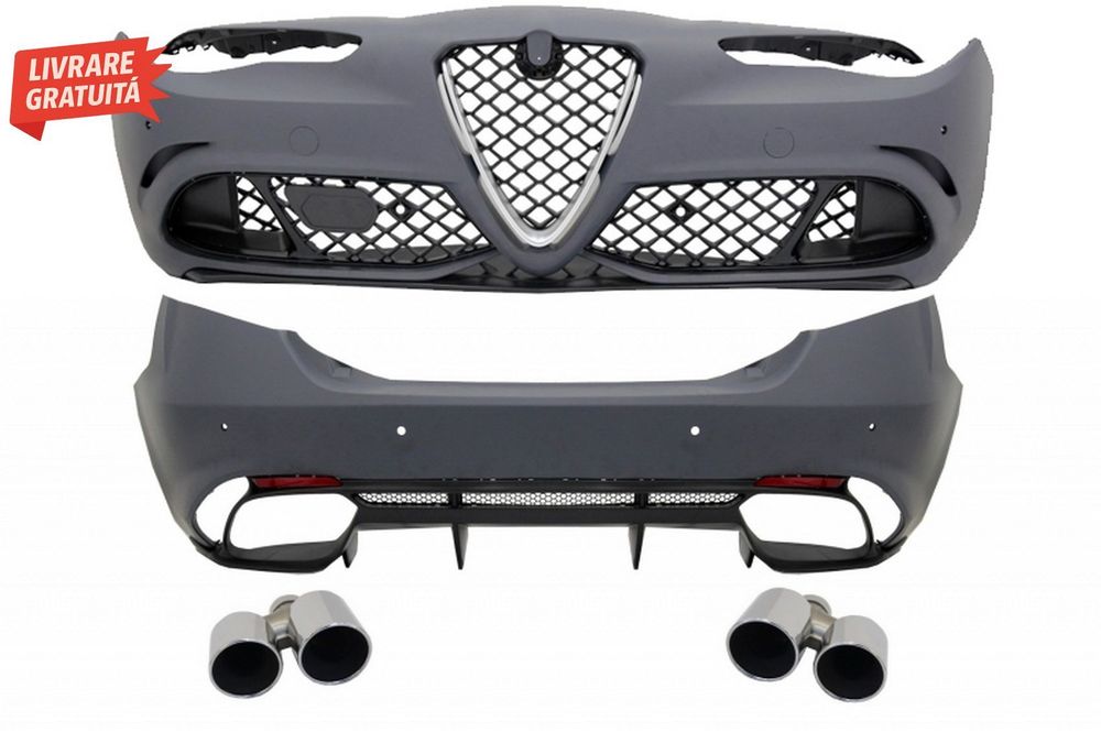 Pachet Exterior Alfa Romeo Giulia 952 Q4 (2016-Up) Quadrifoglio Racing Design- livrare gratuita