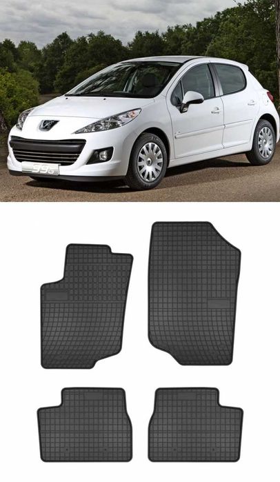 Гумени стелки Frogum съвместими с Peugeot 207 - (2006-2012)