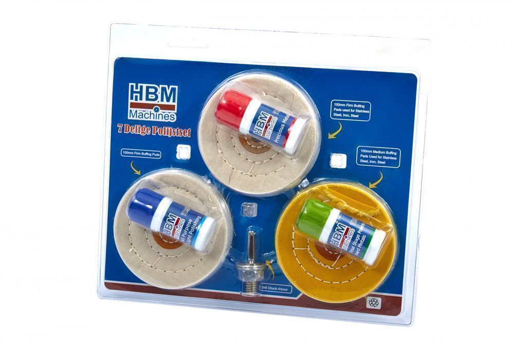 Set de curatare si lustruire 7 piese hbm