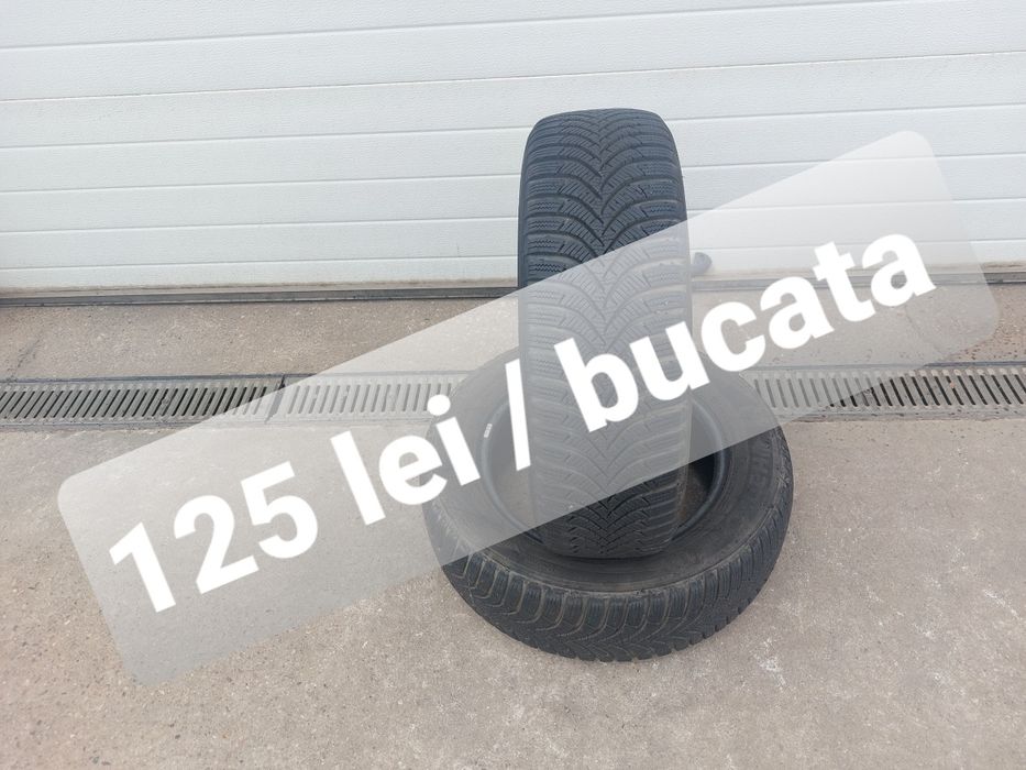 125 lei bucata! Doua anvelope M+S/IARNA 195 65 15 Hankook