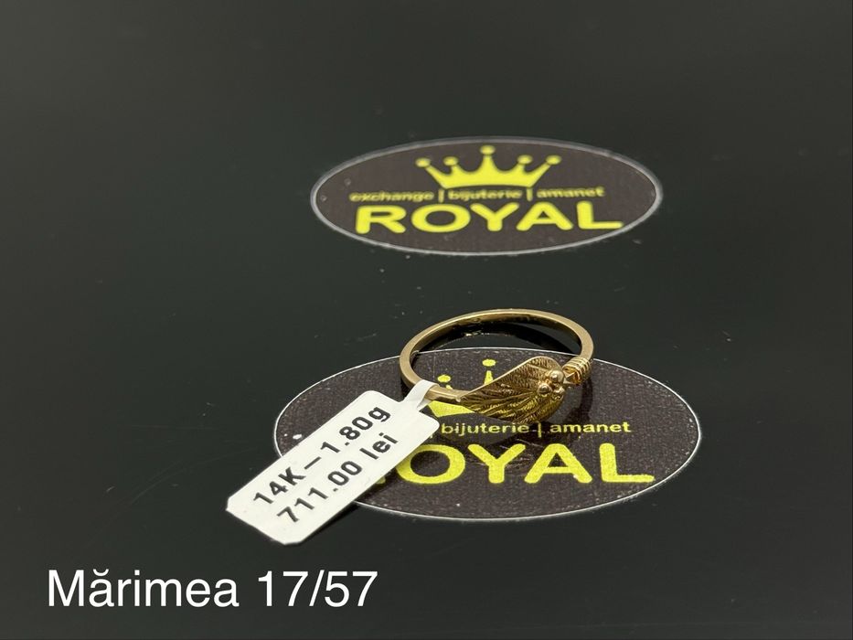 Bijuteria Royal: Inel aur 14k/1.80 gr