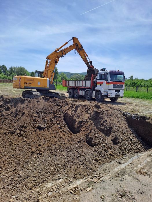 Inchiriez excavator , buldoexcavator , compactor