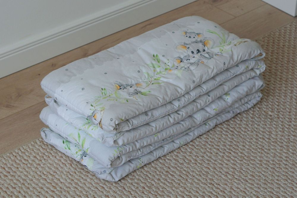 Set 2 aparatori laterale protectii pentru patut copii