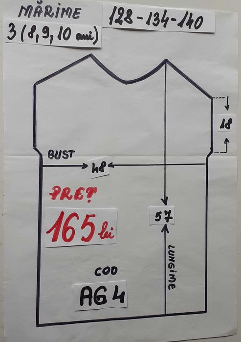 Costum Ardei gras rosu pentru copii marimea 3 (8-9-10 ani)