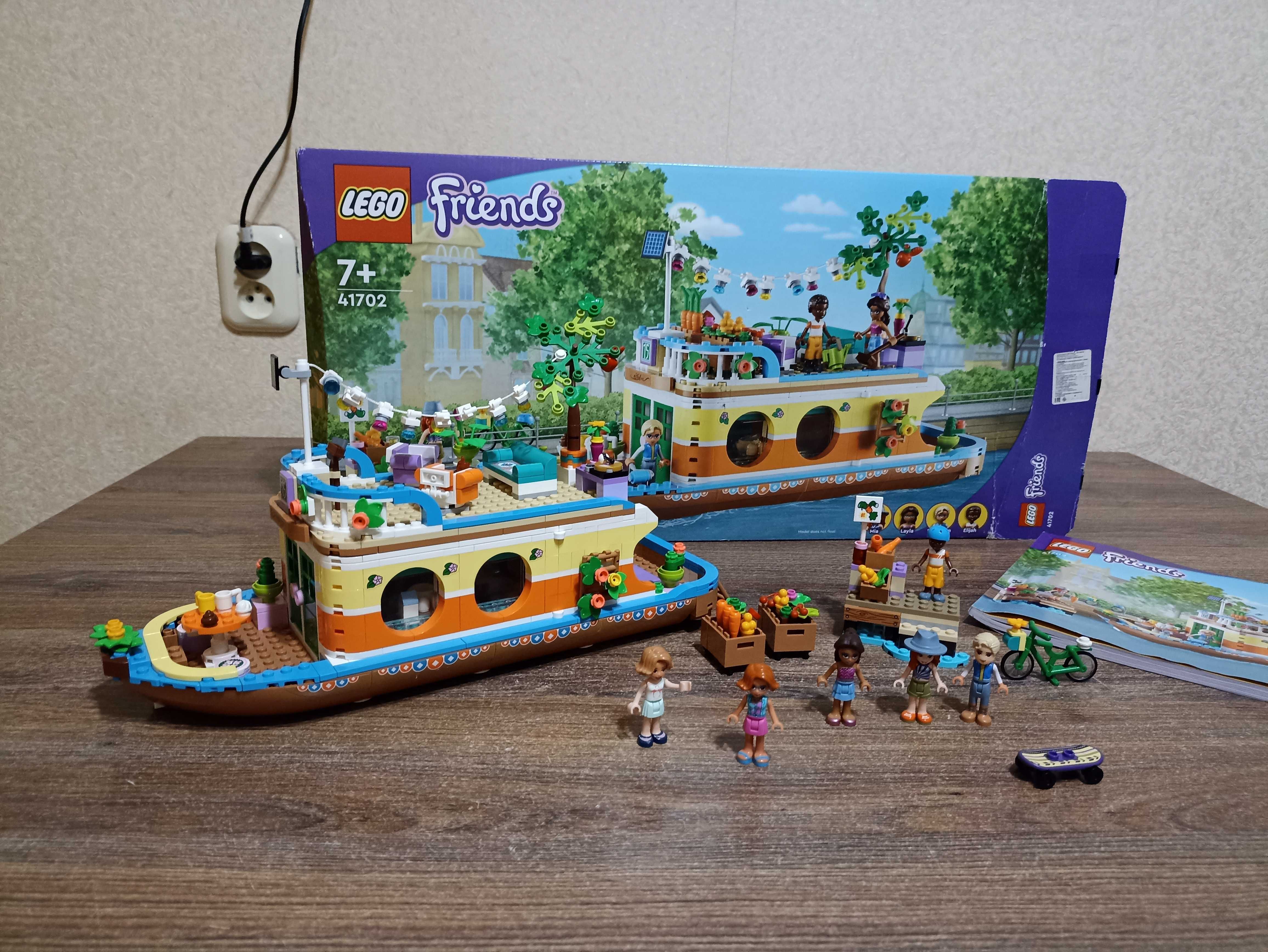 Конструктор LEGO friends 41702 плавучий дом на канале Оригинал