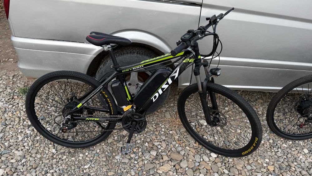 Bicicleta electrica, roata 26, 48V, 10AH 3 viteze pe electric, 21 vit