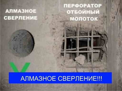 Алмазное Бурение и Сверление на Сухую Без Воды и Грязи