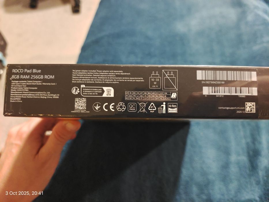 Xiaomi POCO Pad, 8Gb Ram,  256GB
