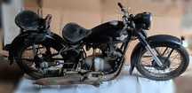 Мотоциклет АВО Турист в движение, с нов номер и нови талони AWO Touren