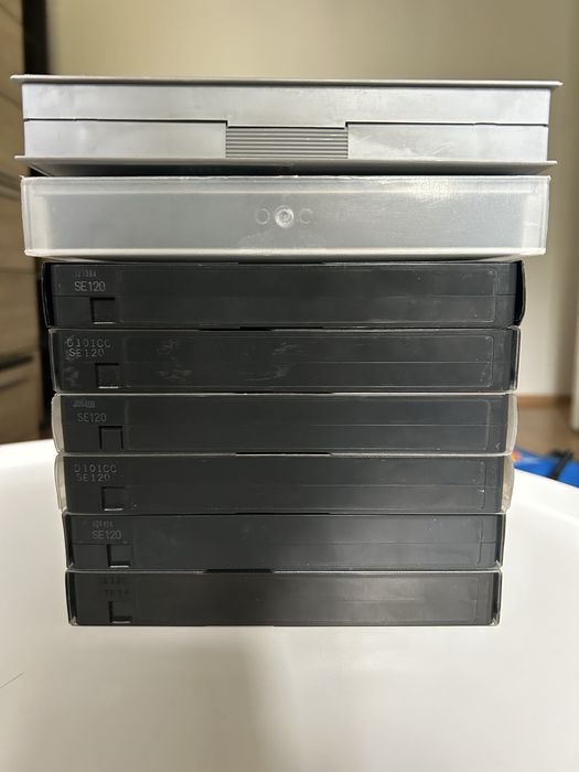 Lot 8 Casete video Ampex SVP JVC  S-VHS SVHS 120 min