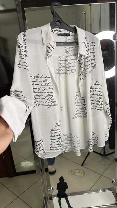 Рубашка шифон, легкая Турция