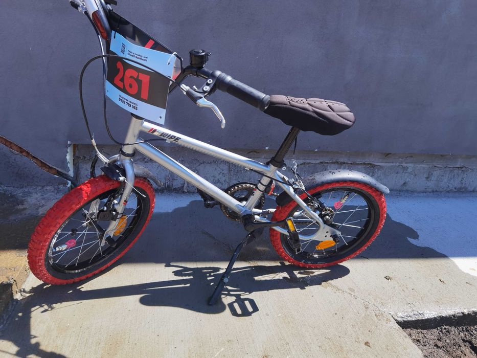 Bicicletă BMX Wipe 500 16" 110-125 cm