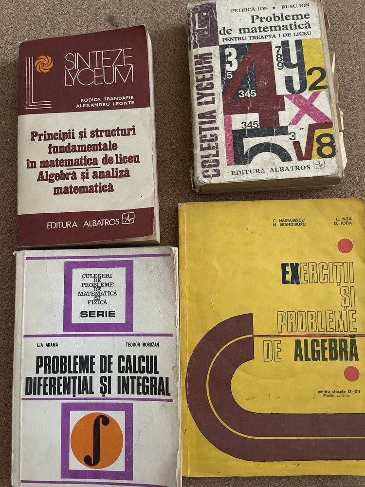 MATEMATICA| Culegeri de probleme/ algebra/ geometrie